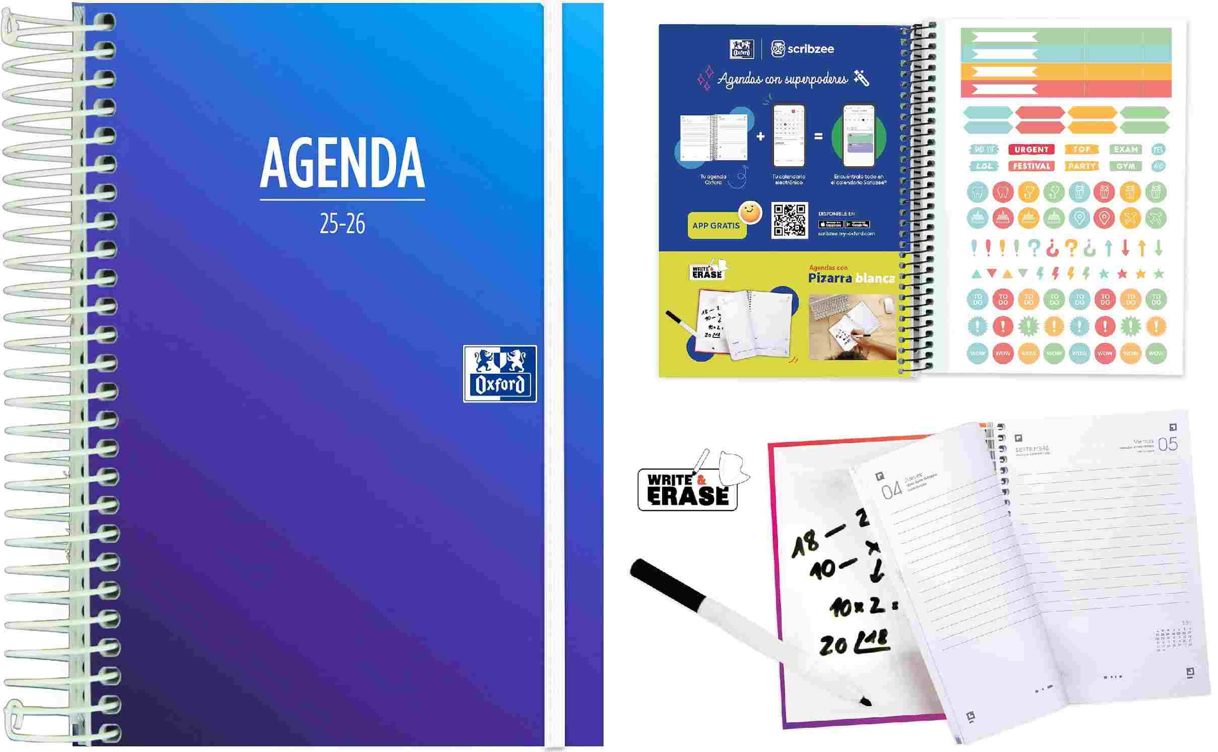 Agenda escolar Oxford